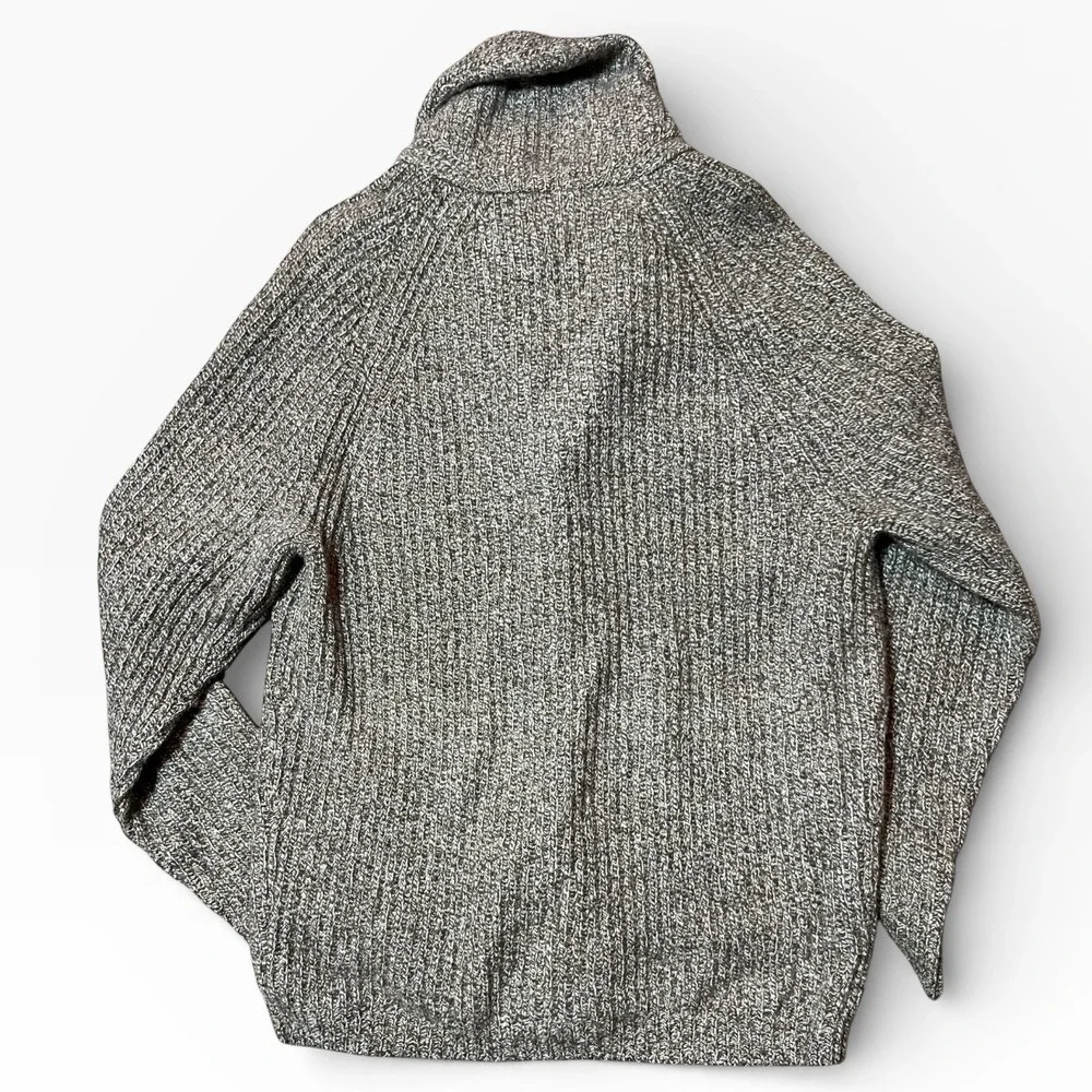 NWT J Crew Rugged Merino Brown Wool Blend Shawl Cardigan Sweater Mens Size Small